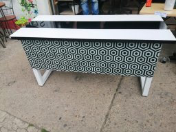 ESCRITORIOS DE VIDRIO LINEAL 